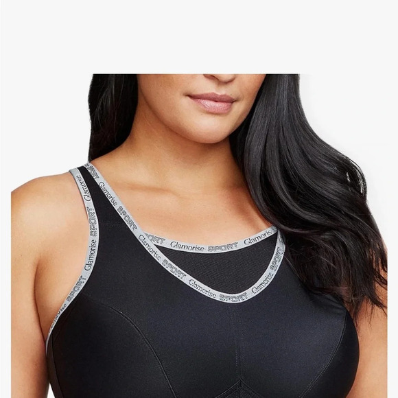 Glamorise Women's No-bounce Camisole Sports Bra
Wirefree #1066
Glamorise 50D - Picture 4 of 13